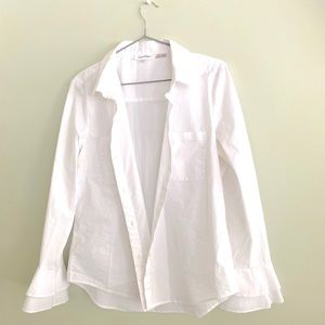 Calvin Klein Classic Dress Shirt White Med/Lrg